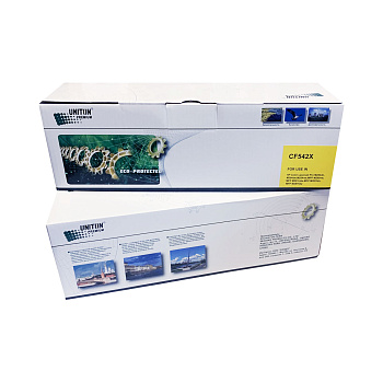 Картридж для HP Color LJ M254/ M280/ M281 CF542X (203XL) желт (2,5K) UNITON Premium GREEN LINE (Eco 